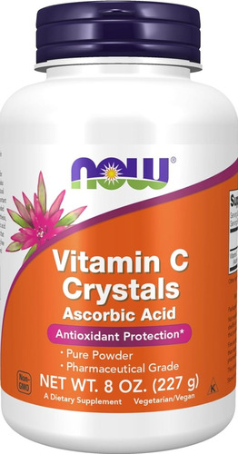 Vitamina C En Polvo 1100 Mg 206 Servicios 227 G Now