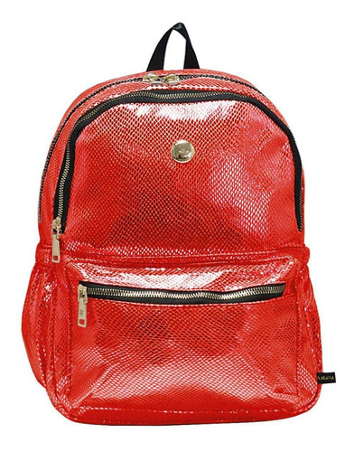 Imagen 1 de 2 de Mochila Amayra Street Doble Bolsillo Y Tiras Regulables