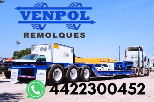 Remolque Lowboy Cuello Desmontable 2025 60 Ton Venpol