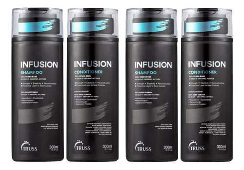 Truss 2 Shampoo + 2 Condicionador Infusion