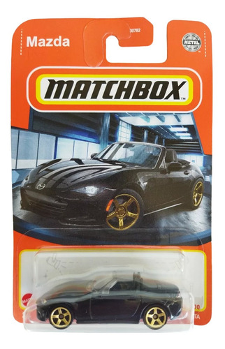 Matchbox Mazda Mx-5 Miata Roadster Deportivo Negro 58/100