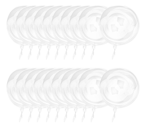 20x Balões Bobo, Balões Bobo Bubble 13 Polegadas