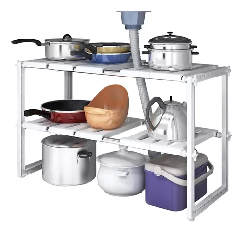 GENERICO Organizador Multifuncional Cocina Hogar Repisa Ajustable