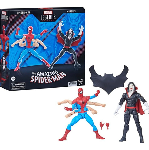 Pack The Amazing Spider-man Y Morbius Marvel Legends Hasbro
