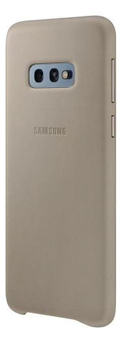 Capa Para Galaxy S10e Em Couro Cinza Samsung Ef-vg970ljegbr