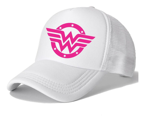 Gorra Wonder Woman Mujer Maravilla White