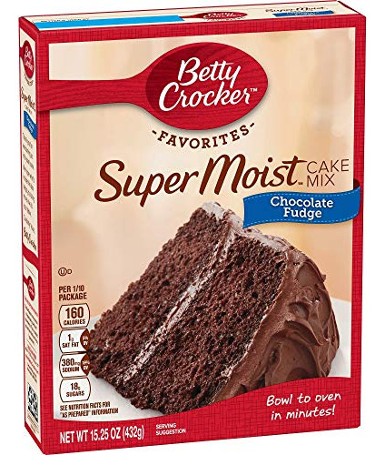 Mezcla Para Pastel De Chocolate Betty Crocker, 15.25 Oz.