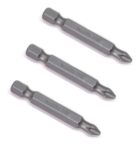 Set De 3 Puntas Atornilladoras Magnéticas Makita Ph2 X 50 Mm