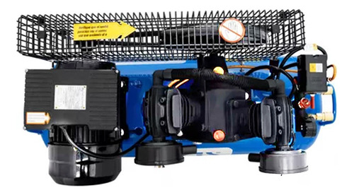 Compresor De Aire C Banda Horizontal 60l 3hp 127v Monofasico