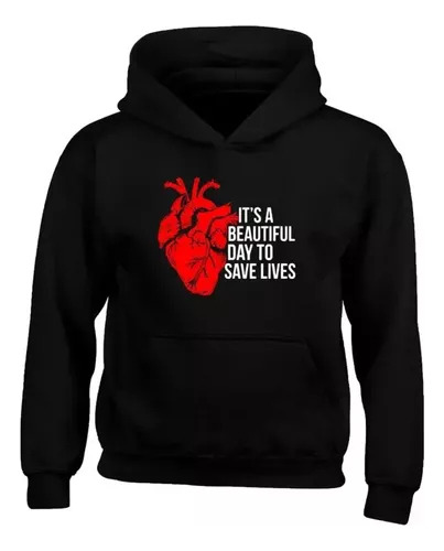 Buzo Canguro Greys Anatomy Beautiful Day Unisex