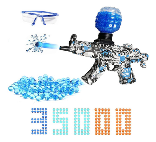 Gel Splatter Ball Gun Automatic Toy Gun With 35000 Gel Balls