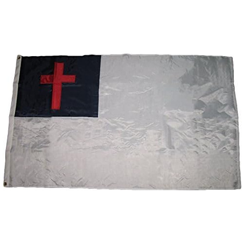 Bandera De Nylon Cosida De Cristo 2x3 Pies (60x90 Cm), ...