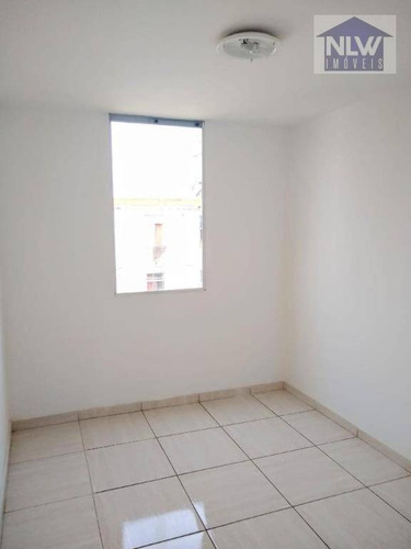 Apartamento Com 2 Dormitórios À Venda, 52 M² Por R$ 165.000,00 - Conjunto Habitacional Presidente Castelo Branco - Carapicuíba/sp - Ap3184