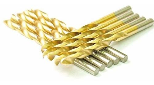 Buena 10 Pcs 7 64 Revestimiento Titanio Hss Twist Drill