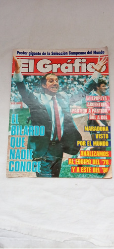 El Grafico 3483 Argentina Campeon 1986 + Poster