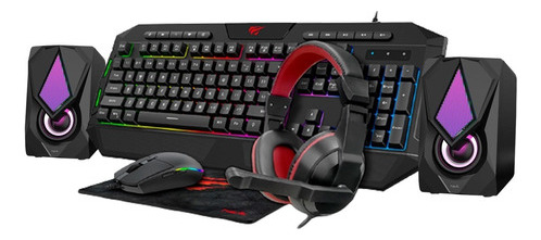 Combo Gamer Parlante,auricular, Teclado, Mouse Y Pad | Css®