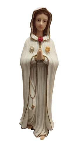 Virgen Rosa Mística Imagen Religiosa Marca Barocco Mide 60cm
