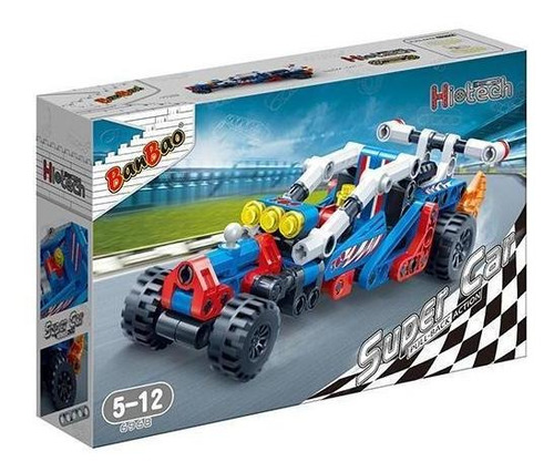 Set Bloques Construcción Super Auto Ráfaga