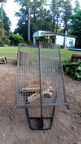 Imagen 7 de 10 de Parrilla Asador Mantera Pinche 35x50 Brasas