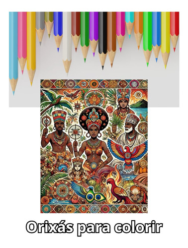 Orixás Para Colorir