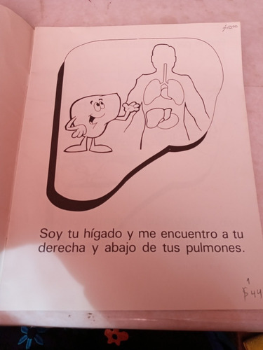 Soy Tu Hígado Libro Para Colorear Ed Trillas (Usado)