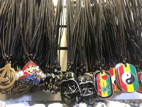 Colar Anime Geek Personagem 20x Atacado Harry Potter Game Of Cor Preto