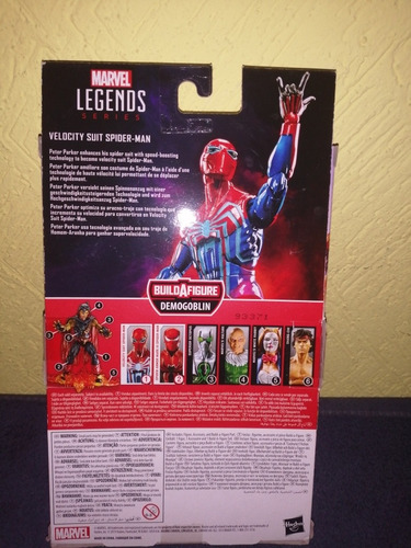 Spiderman Velocity Suit Sin Baf Gamerverse Demogoblin 122 (Usado)