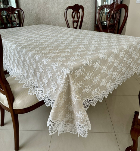 Mantel Rectangular Recomendable Para Un Comedor De 6 Sillas