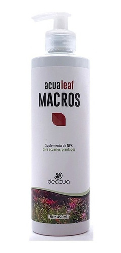 Acualeaf Macros 450ml Nitrato Fosfato Potasio Abono Acuario