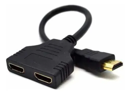 Cable Adaptador Divisor Hdmi 1 A 2 En Forma Y