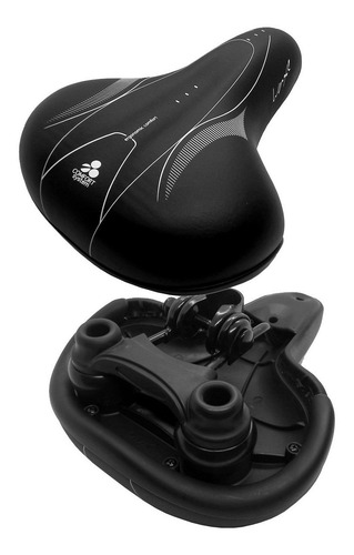 Imagen 3 de 7 de Asiento Bicicleta Playera Urbana Ddk Comfort System Comodo