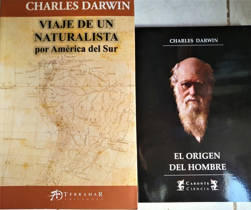 Lote X2 Darwin Ed Terramar - Viaje + El Origen Del Hombre
