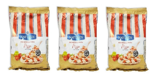 Pack X 3 Premezcla Para Pizza Natuzen X 450grs 