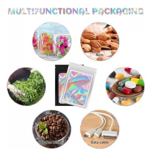 Para Bolsas Hermeticas Resellables,100pcs Bolsa