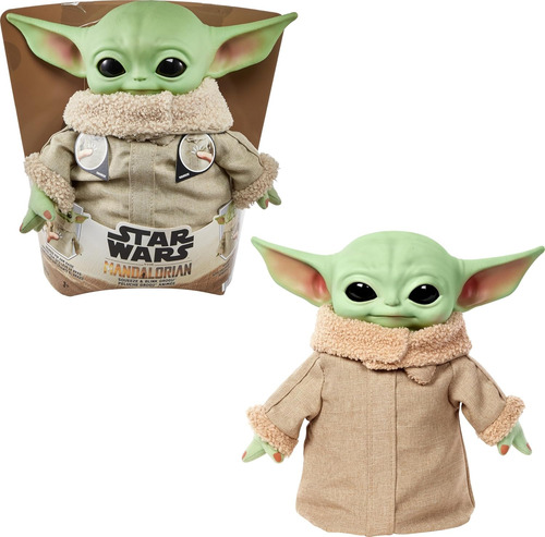 Star Wars Mandalorian The Child Baby Yoda Squeeze And Blink