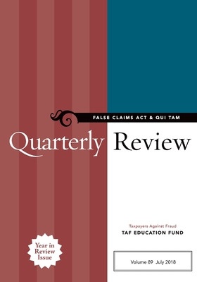 Libro False Claims Act & Qui Tam Quarterly Review - Taf E...