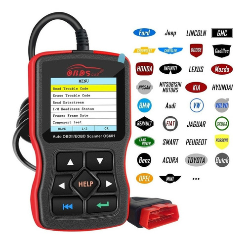 Obdscar Os601 Obd2 Herramienta Escaneo Automotriz Universal