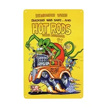 Comprar Wodebao Rat Fink Tin Sign Hot Rods Cartoon Classic 532xl