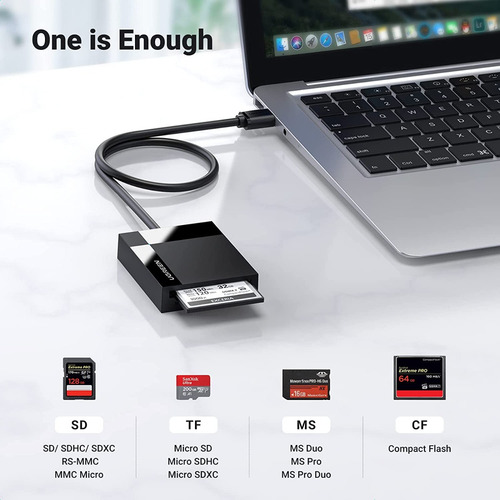 Lector De Tarjetas Sd/tf Ugreen 4 En 1 Usb 3.0 30333