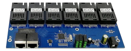 Conversor De Conmutador Fast Ethernet 7f1e Pcb, Fibra Ethern