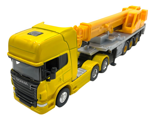 Scania V8 R730 Grua - Nuevo Sin Caja - A Camion Welly 1/64 Amarillo