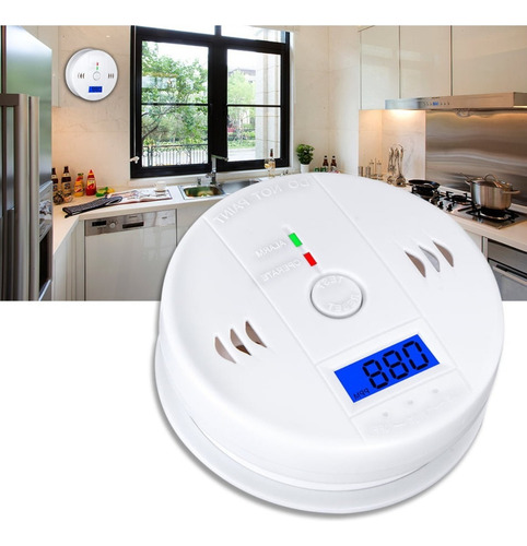 Detector De Monóxido Carbono Sensor Alarme