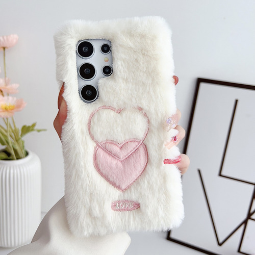Funda De Felpa Love Para Samsung Galaxy S20 S21 S22 S23 S24