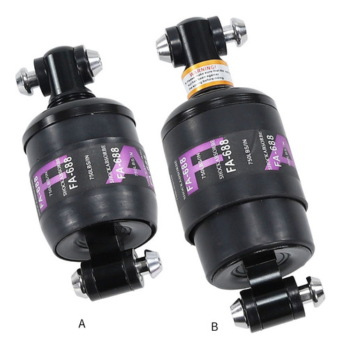 (a) Amortiguador Trasero De Bicicleta De 100 Mm Y 125 Mm Par