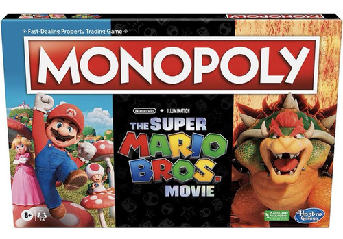 Monopoly Súper Mario Bros Original Toys Kids Juego De Mesa