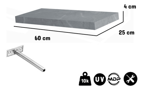 Repisa Recta Tendenza Collection 60cm - Be Design
