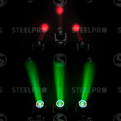 Imagen 6 de 7 de Cabeza Robotica Dj Beam 60 W Rgbw - Steelpro