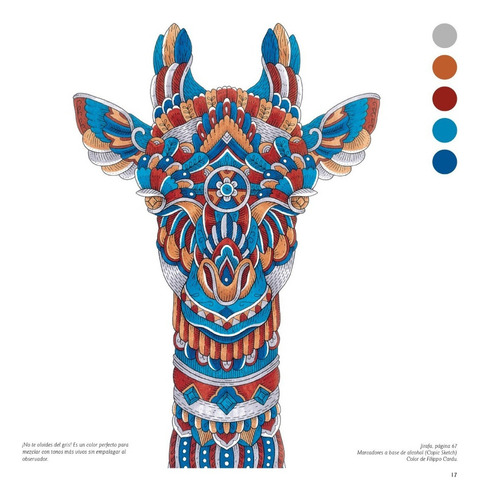 Kit Libro Colorear Mandalas Animales Más Colores Trillas