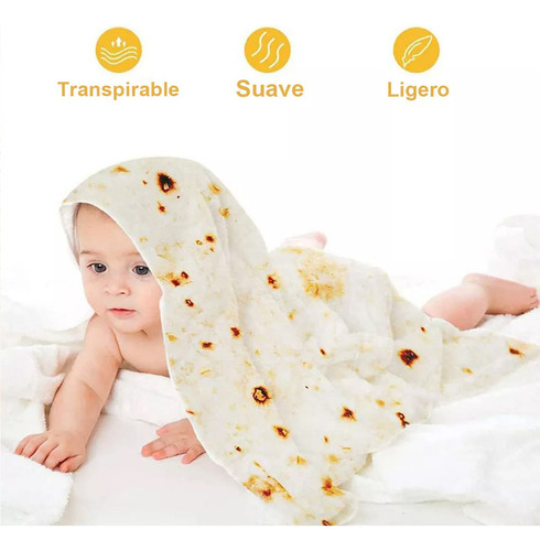 Manta De Tortilla Para Burritos Para Bebés