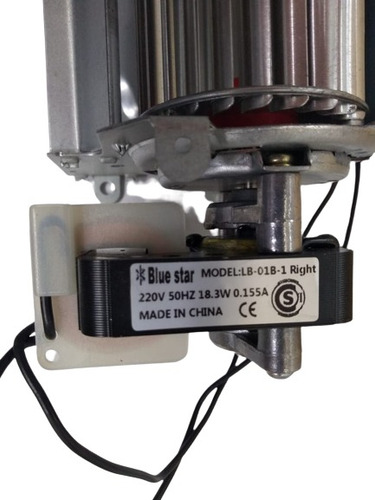 Turbina Tangencial 18cm P/heladera Exhibidora Salida Derecha